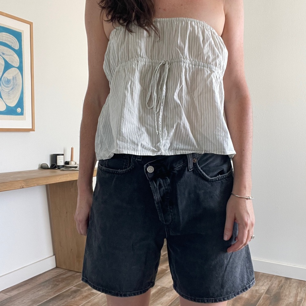 Agolde Criss Cross short